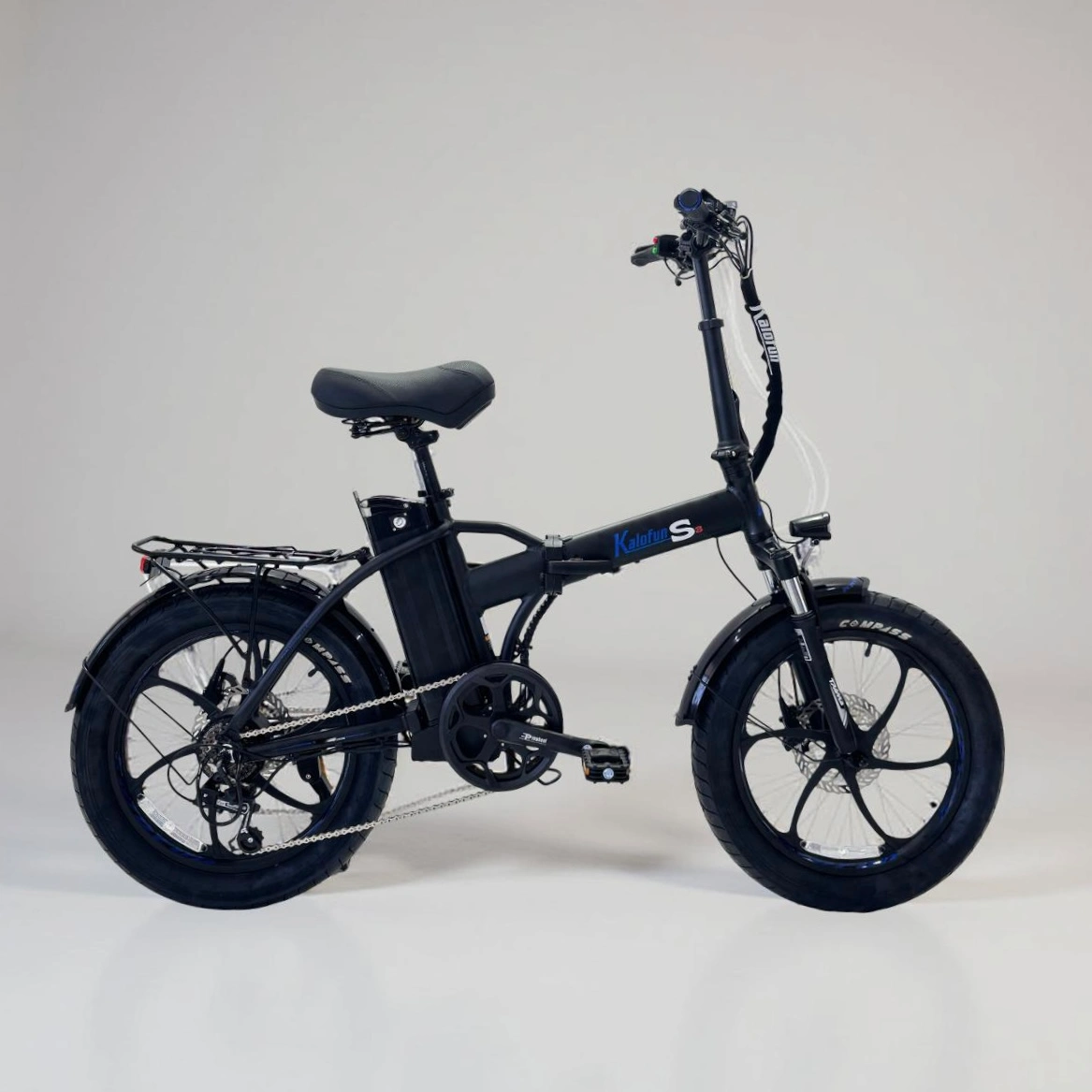 קל אופן S3 שחור לוגו כחול