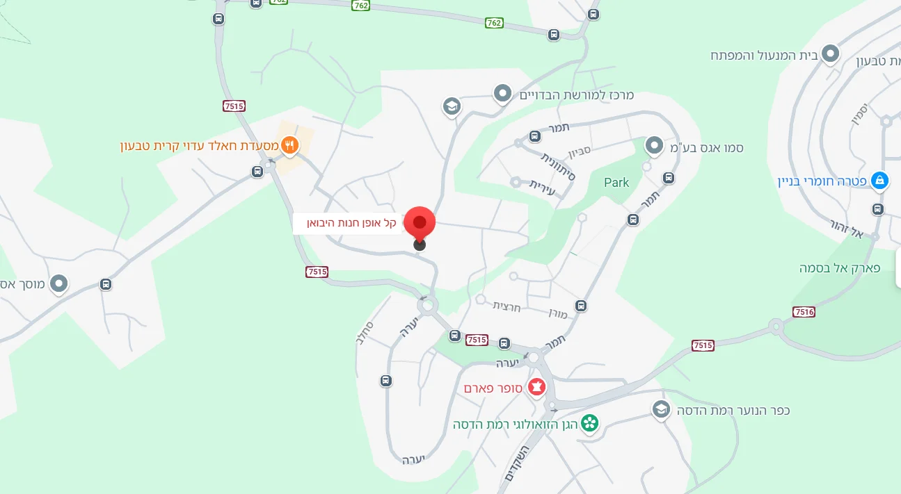 קל אופן מפת החנות